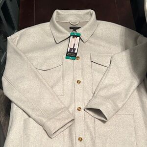 Banana Republic Women’s Oatmeal colored shirt jacket